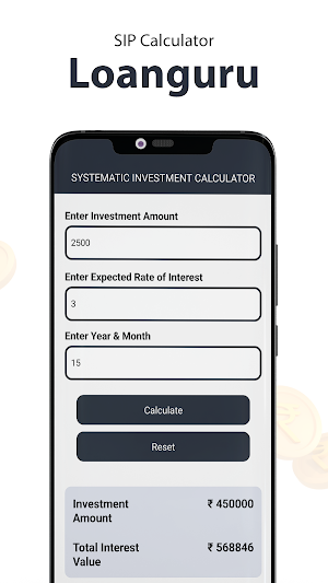 Loanguru - EMI Loan Calculator Screenshot 3