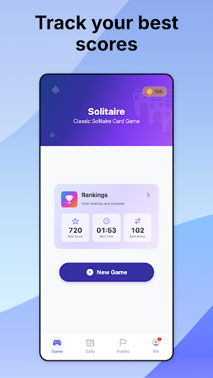 Solitaire - Klondike Cards+ Screenshot 2