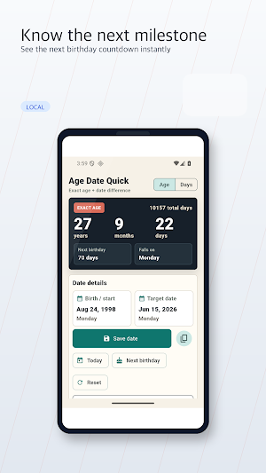 Age Date Quick Screenshot 3