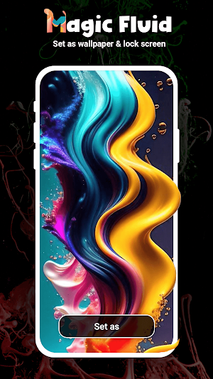 Magic Fluid- 4D Live Wallpaper Screenshot 2