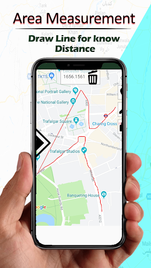 Distance Calculator Map Land Measurement Screenshot 2