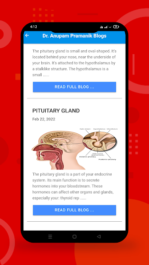 Health Info Screenshot 1