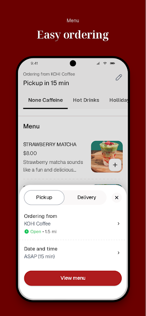 KOHI Coffee and Pastries Screenshot 2