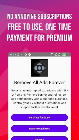 Sky Remote Control (Q, HD, +) Screenshot 3