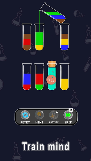 Water Color Sort Puzzle Game Screenshot 3
