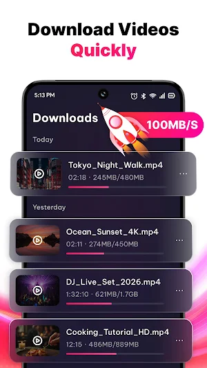 Video HD Downloader & Player Screenshot 2