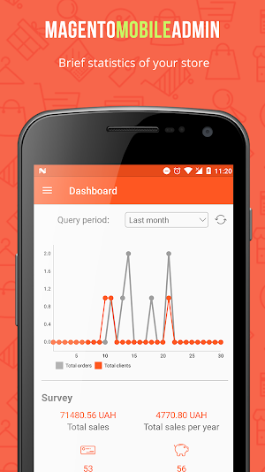 Mobile Admin For Magento Screenshot 1