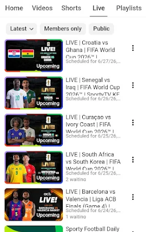 Football Live & Highlights Screenshot 1
