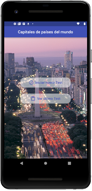 Quiz de ciudades capitales Screenshot 2