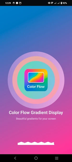 Color Flow Gradient Display Screenshot 0
