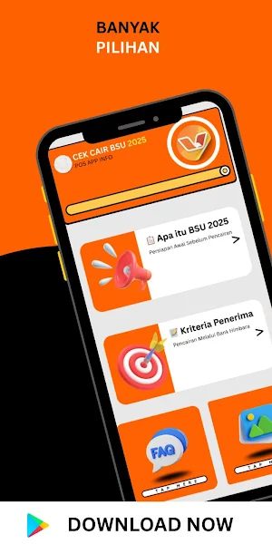 Cek Cair BSU 2025 Pos App Info Screenshot 0