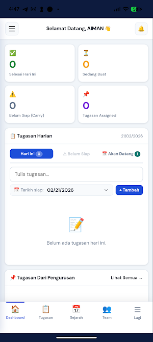 Daily Task EduV Screenshot 1
