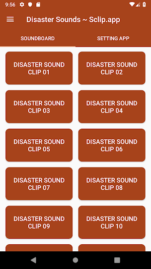 Disaster Sound Collections ~ Sclip.app Screenshot 0