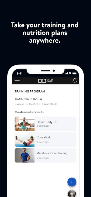 Legacy Fitness Training Screenshot 2