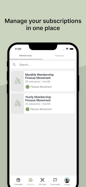 Finesse Movement Screenshot 3
