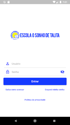 Escola O Sonho de Talita Screenshot 0