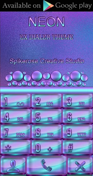 Neon Go Keyboard theme Screenshot 2