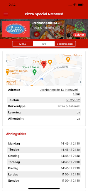 Pizza Special Naestved Screenshot 1