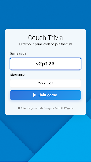 Couch Trivia for Google TV Screenshot 1