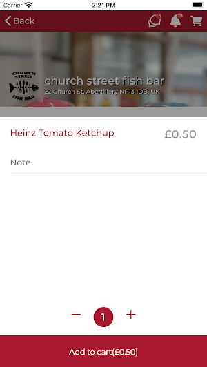Church Street Fish Bar Screenshot 1