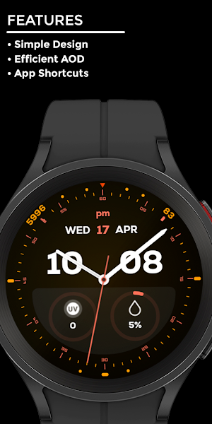 Night ver 04 - watch face Screenshot 1