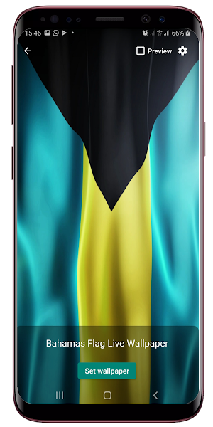 Bahamas Flag Live Wallpaper Screenshot 1