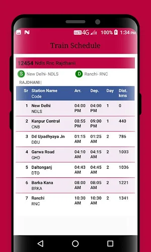 Train PNR Check Screenshot 2