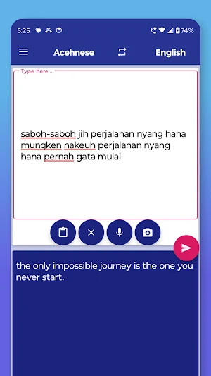 Acehnese English Translator Screenshot 3