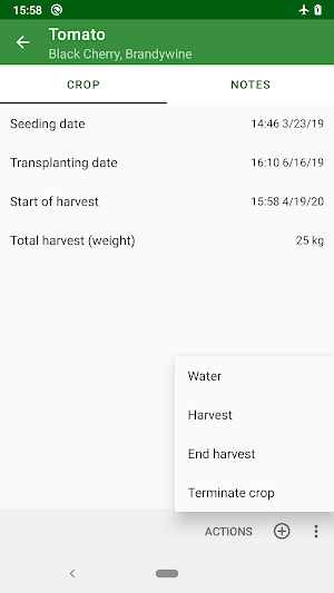 Vegetable garden planner Screenshot 1