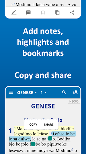 The Bible in Sepedi - Sepedi Northern Sotho Bibles Screenshot 3