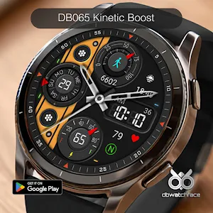 DB065 Kinetic Boost Watch Face Screenshot 0
