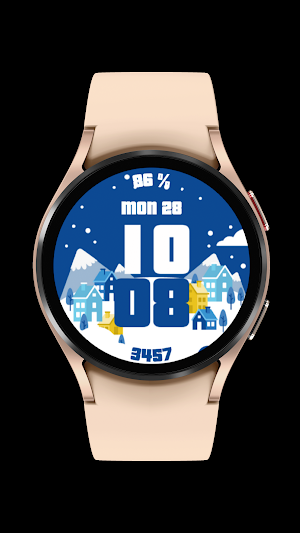 Winter Time: Digital WatchFace Screenshot 1