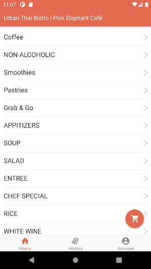 Urban Thai Bistro | Pink Elephant Café Screenshot 1