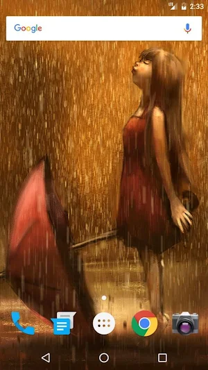 Wallpapers Raining Screenshot 2