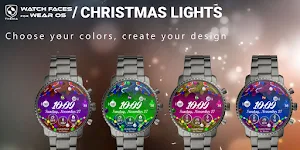 Christmas Lights Watch Face Screenshot 1