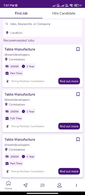 QuickJob Screenshot 2