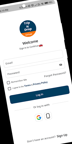 TripNDrop Driver Screenshot 0