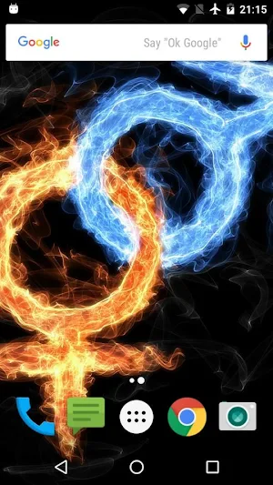 Wallpapers Fire & Ice Screenshot 2