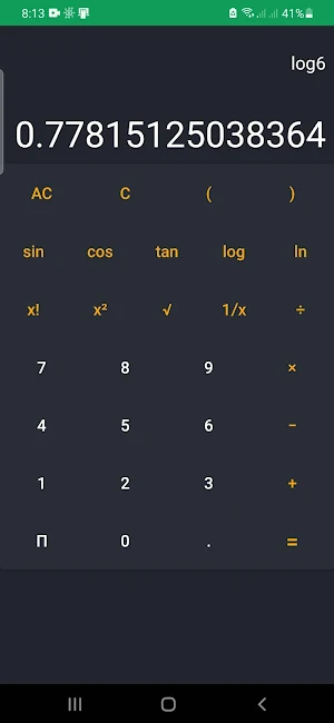 IT Scientific Calculator Screenshot 3