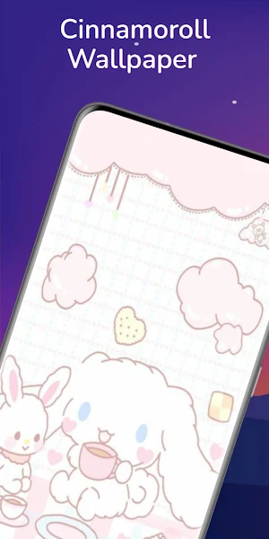 Cinnamoroll Pink Wallpaper Screenshot 0