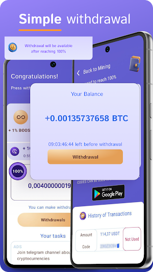 Airdrop Bitcoin Miner Screenshot 2