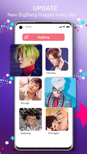 Material Bigbang Wallpaper Screenshot 1