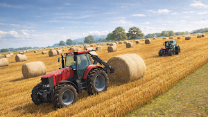 US Farming Tractor Game 3D Screenshot 2