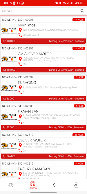 PAKET JE DRIVER Screenshot 0