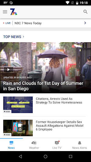 NBC 7 San Diego Screenshot 1