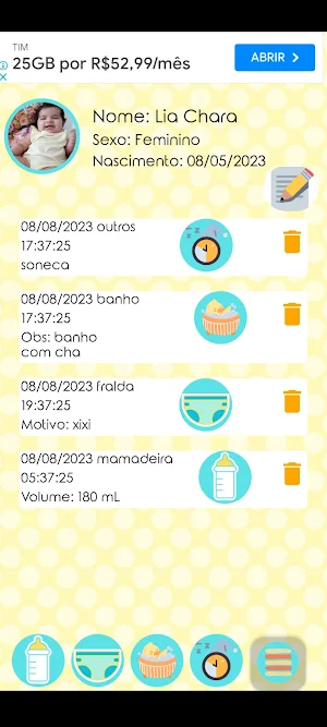 Chara Rotina do Bebê Screenshot 0