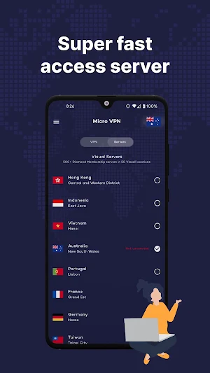 Micro VPN: Digital Safe Armor Screenshot 3