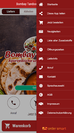 Bombay Tandoori Screenshot 1