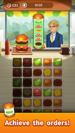 Burger Chef : Cooking Connect Screenshot 1