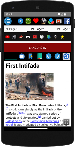 Israel - Palestine War History Screenshot 1